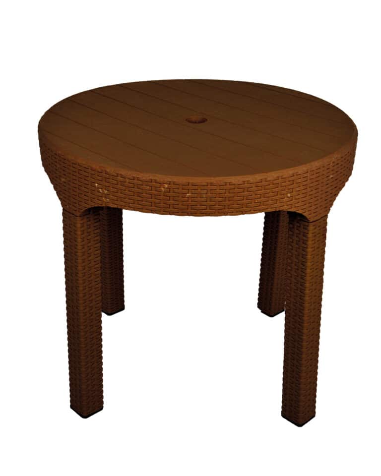 Safeer Fayrouz Round Table 80 Cm - Patio Table - Plastic Leg