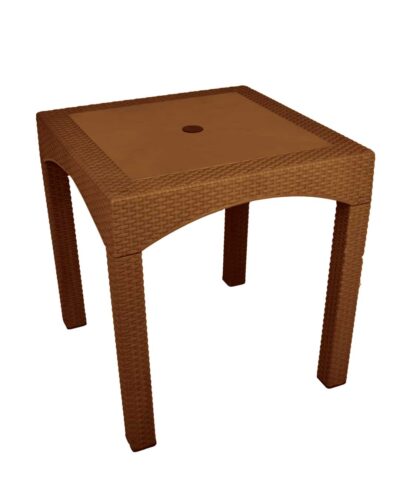 Safeer Fayrouz Square Table 70 Cm - Patio Table - Plastic Leg