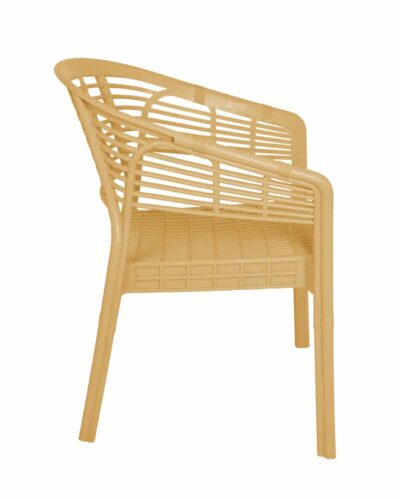 Safeer Crystal Chair - Armchair - Plastic Leg