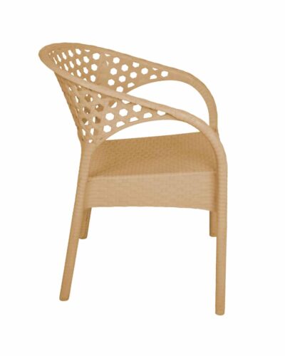 Safeer New Bambo Chair - Armchair - Plastic Leg